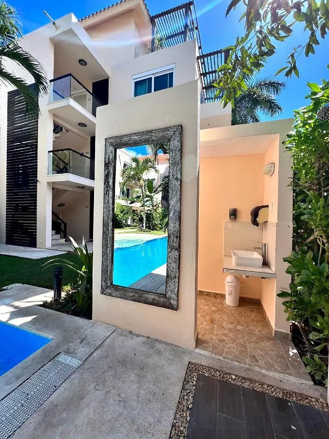 Apartmán Departamento En El Centro De Playa Del Carmen 8 Minutos Caminando A La Playa.
