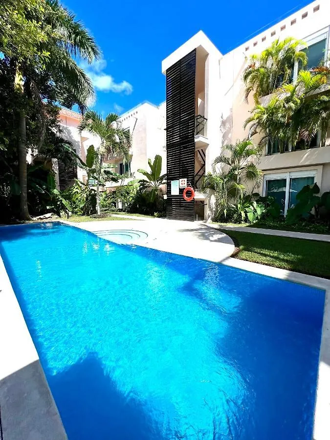 Apartmán Departamento En El Centro De Playa Del Carmen 8 Minutos Caminando A La Playa.